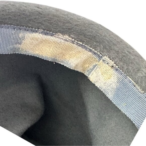 Vintage Soleil Luisant Felt Powder Blue Hat (21”) - Picture 9 of 11